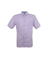 Мужская светло-фиолетовая рубашка с коротким рукавом от Eterna