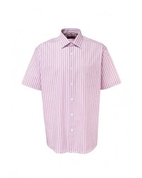 Мужская светло-фиолетовая рубашка с коротким рукавом от GREG