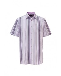 Мужская светло-фиолетовая рубашка с коротким рукавом от GREG