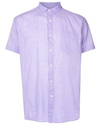 Мужская светло-фиолетовая рубашка с коротким рукавом от OSKLEN