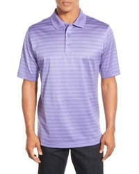 Светло-фиолетовая футболка в горизонтальную полоску