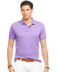 Светло-фиолетовая футболка-поло