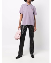 Мужская светло-фиолетовая футболка-поло от Ami Paris