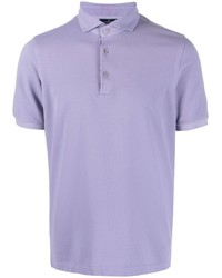 Мужская светло-фиолетовая футболка-поло от Barba