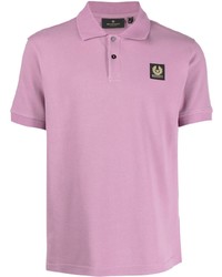 Мужская светло-фиолетовая футболка-поло от Belstaff