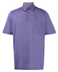 Мужская светло-фиолетовая футболка-поло от Brioni