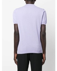 Мужская светло-фиолетовая футболка-поло от Manuel Ritz