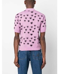 Мужская светло-фиолетовая футболка-поло от PACCBET