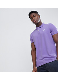 Мужская светло-фиолетовая футболка-поло от Hollister