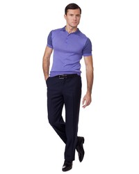 Мужская светло-фиолетовая футболка-поло от Kanzler