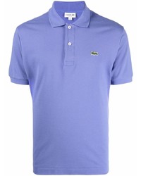 Мужская светло-фиолетовая футболка-поло от Lacoste