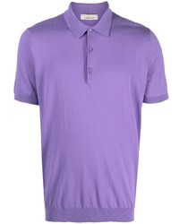 Мужская светло-фиолетовая футболка-поло от Laneus