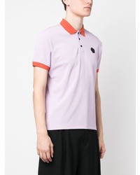 Мужская светло-фиолетовая футболка-поло от Viktor & Rolf
