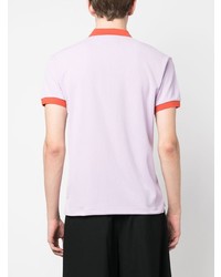 Мужская светло-фиолетовая футболка-поло от Viktor & Rolf