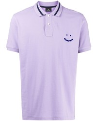Мужская светло-фиолетовая футболка-поло от PS Paul Smith