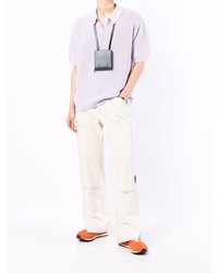 Мужская светло-фиолетовая футболка-поло от FIVE CM