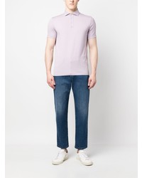Мужская светло-фиолетовая футболка-поло от Altea