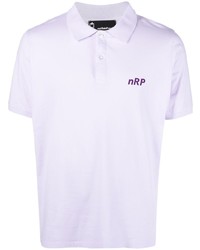 Мужская светло-фиолетовая футболка-поло от Styland