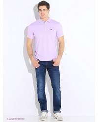Мужская светло-фиолетовая футболка-поло от Tom Farr