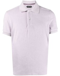 Мужская светло-фиолетовая футболка-поло от Tom Ford