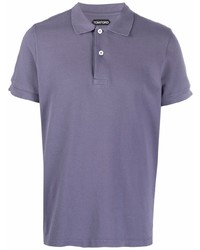 Мужская светло-фиолетовая футболка-поло от Tom Ford