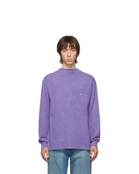 Мужская светло-фиолетовая футболка с длинным рукавом от Aries
