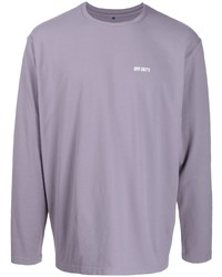 Мужская светло-фиолетовая футболка с длинным рукавом от Off Duty