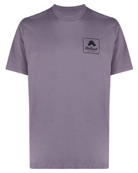 Мужская светло-фиолетовая футболка с круглым вырезом с принтом от Carhartt WIP