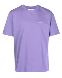 Мужская светло-фиолетовая футболка с круглым вырезом с принтом от Ih Nom Uh Nit