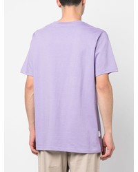 Мужская светло-фиолетовая футболка с круглым вырезом с принтом от Family First