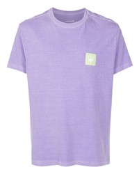 Мужская светло-фиолетовая футболка с круглым вырезом с принтом от OSKLEN