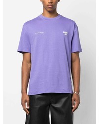 Мужская светло-фиолетовая футболка с круглым вырезом с принтом от Ih Nom Uh Nit