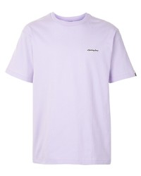 Мужская светло-фиолетовая футболка с круглым вырезом от A Bathing Ape