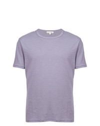 Мужская светло-фиолетовая футболка с круглым вырезом от Alex Mill