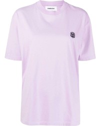 Мужская светло-фиолетовая футболка с круглым вырезом от Ambush