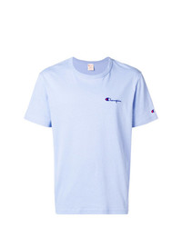 Мужская светло-фиолетовая футболка с круглым вырезом от Champion