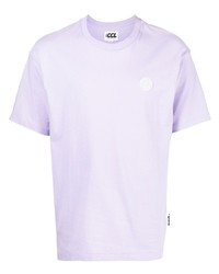 Мужская светло-фиолетовая футболка с круглым вырезом от Chocoolate