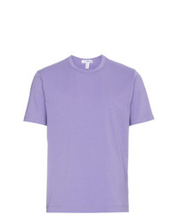 Мужская светло-фиолетовая футболка с круглым вырезом от Comme Des Garcons SHIRT