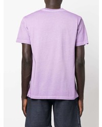 Мужская светло-фиолетовая футболка с круглым вырезом от Haikure