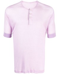 Мужская светло-фиолетовая футболка с круглым вырезом от Maison Margiela