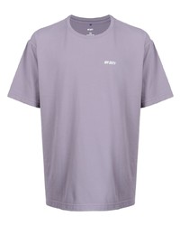 Мужская светло-фиолетовая футболка с круглым вырезом от Off Duty