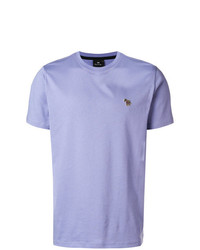 Мужская светло-фиолетовая футболка с круглым вырезом от Ps By Paul Smith