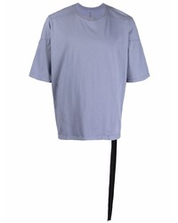 Мужская светло-фиолетовая футболка с круглым вырезом от Rick Owens DRKSHDW