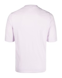 Мужская светло-фиолетовая футболка с круглым вырезом от Ballantyne