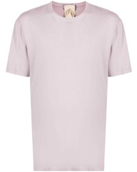 Мужская светло-фиолетовая футболка с круглым вырезом от Ten C