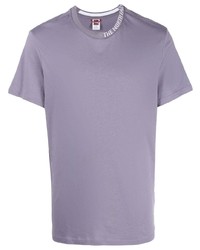 Мужская светло-фиолетовая футболка с круглым вырезом от The North Face