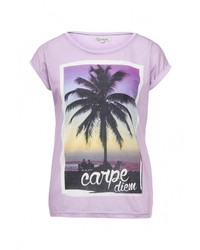 Женская светло-фиолетовая футболка от Bruebeck