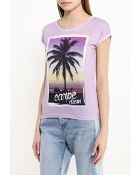 Женская светло-фиолетовая футболка от Bruebeck