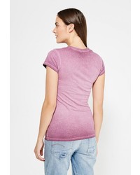 Женская светло-фиолетовая футболка от G Star