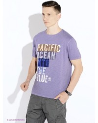 Мужская светло-фиолетовая футболка от LERROS